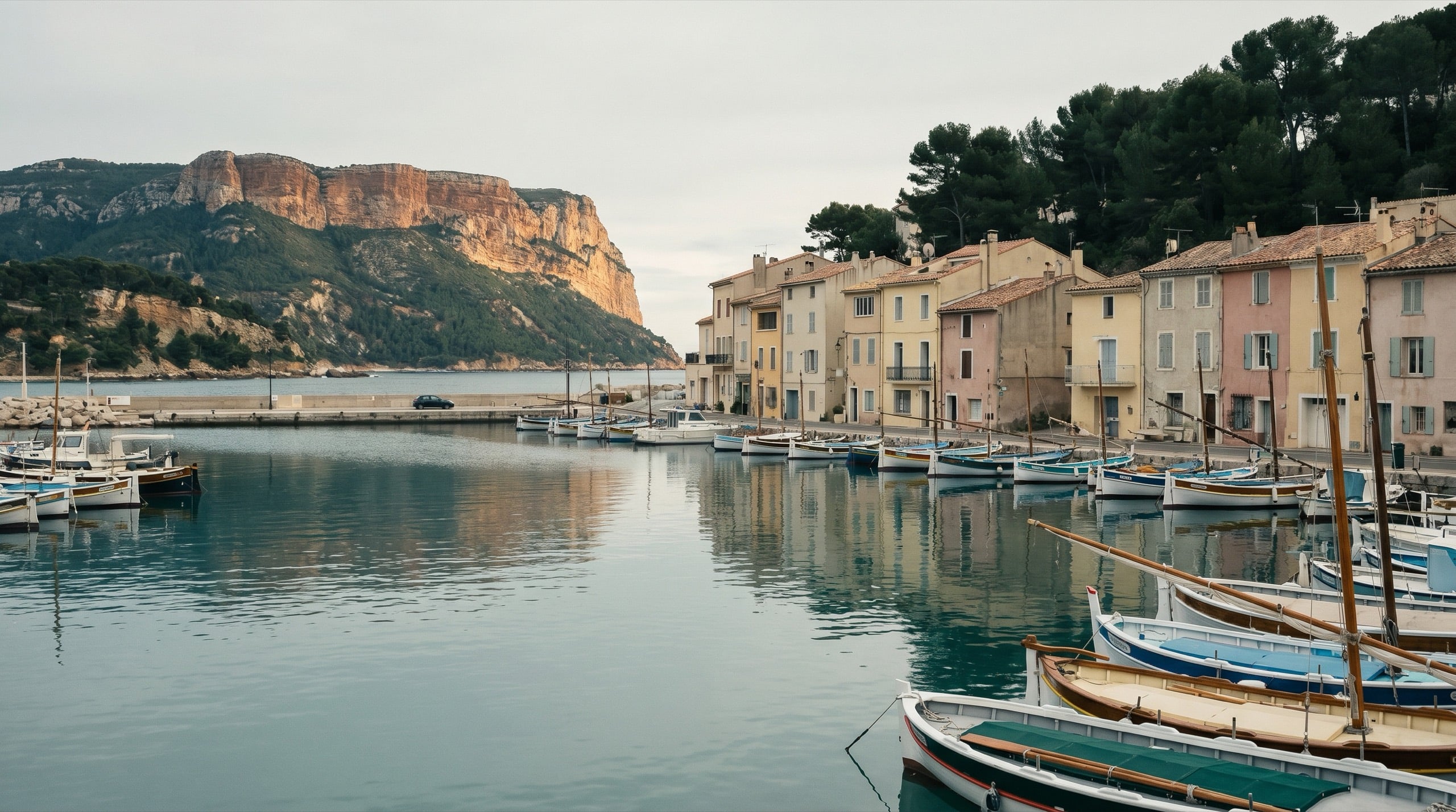 Cassis — vue de la commune desservie par Bioclean Automobiles